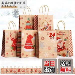 �y���������zGeeRic 24���Z�b�g�N���X�}�X �M�t�g�o�b�O ���b�s���O�� �N���X�}�X���� �M�t�g �� ��񂰑� �V���b�s���O �p�[�e�B�[ �N���X�}�X�p � 21x15x8cm �F�F�p�^�[3