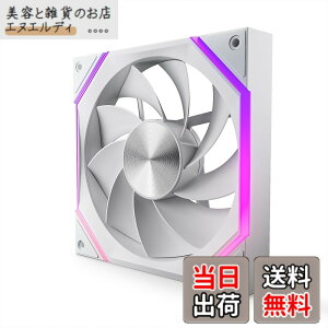 �y���������zAsiaHorse Nyota ARGB PC�P�[�X�t�@�� 120mm (12cm) 1�{ �t���E�z�C�p [�����\PWM/�É�] 4Pin PWM 5V 3Pin ARGB 2000RPM/61.5 CFM/HDB�x�A�����O/������ ���[�J�[RGB�\�t�g�Ή� (ASUS Aura, ASRock, GIGABYTE, MSI) �F