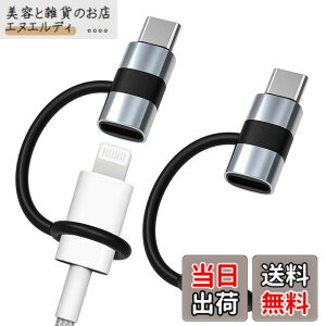 �y���������zGLOWZEN ���C�g�j���O �^�C�vc �ϊ� typec lightning �ϊ� 2�Z�b�g 60W PD�}���[�d 480Mbps�����Ńf�[�^�]�� �C���z���Ή��s��