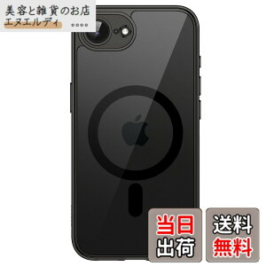 �y���������zJETech iPhone 17e (2026) / iPhone 16e�p �}�O�l�b�g �P�[�X MagSafe�Ή� �Ռ��z�� �o���p�[�J�o�[ �����h�~ �N���A�o�b�N 6.1�C���`�f�B�X�v���C �F�F�u���b�N