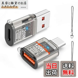�y���������zleizhan USB Type-C �I�X����USB ���X�A�_�v�^�[�A10Gbps/120W Type-C����USB 3.1�����[�d�E�f�[�^�]���EOTG�A�_�v�^�[ �F�FTransparent black�A�T�C�Y�F120W USB - TypeC