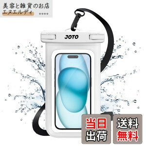 �y���������zJOTO �h���P�[�X 2���Z�b�g �X�}�z�p IPX8�F��iPhone16/15/14/13/12 Pro Max Galaxy S24/S23 Ultra Pixel 8 Pro �Ή� 7�C���`�܂� �w��F�ؑΉ� ���C �C �v�[�� �ނ� �A�E�g�h�A ��|���� -�u���b�N �F