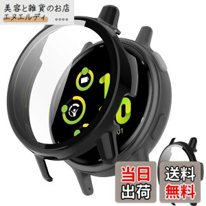 �y���������zINIAYOH For Garmin vivoactive 5 �J�o�[ �K�[�~�� vivoactive 5 �ی�P�[�X �����K���X�t�B����+���ϏՌ�PC�t���[�� ���˒ጸ �w��h�~ �y�ʃX�����݌v �F�F�u���b�N�A�T�C�Y�Fvivoactive 5