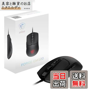 �y���������z�y����zMSI FORGE GM100 �I�v�e�B�J�� �Q�[�~���O�}�E�X �L�� MS0716 �F�F�u���b�N