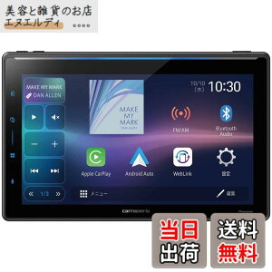 �y���������zPioneer �p�C�I�j�A �f�B�X�v���C�I�[�f�B�I AppleCarPlay AndroidAuto�Ή� Wi-Fi���[�^�[ �Z�b�g �F�F�u���b�N�A�T�C�Y�F10.1�C���`