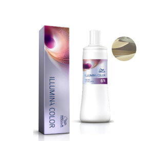 (1剤2剤セット)ウェラ イルミナカラー 80g 業務用 ヘアカラー 1剤 サファリ ＆イルミナクリームディベロッパーオキシ 1000ml 各種 (送料無料) サロン専売品 美容室 毛染め メンズ レディース (asr)