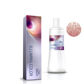 (1剤2剤セット)ウェラ イルミナカラー 80g 業務用 ヘアカラー 1剤 コーラル ＆イルミナクリームディベロッパーオキシ 1000ml 各種 (送料無料) サロン専売品 美容室 毛染め メンズ レディース (asr)