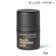 ヘアモンスターラボ モンスターパウダー 6g ナチュラルブラック 白髪隠し 白髪ぼかし おでこ アップヘア…
