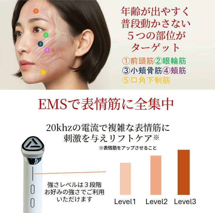 楽天市場】□40%OFFクーポン 最強配送□美顔器 ブースター 浸透 リフト 