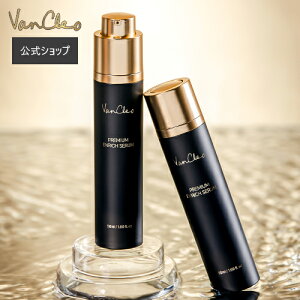 【VanCleo公式ショップ】VanCleo プレミアム エンリッチ セラム 50ml [バンクレオ 導入美容液 プレ化粧水 エイジングケア ハリ 弾力 潤い うるおい 保湿 コラーゲン ビタミンC MC-PDRN 美白 炭酸 泡