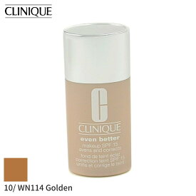 クリニーク リキッドファンデーション Clinique イーブン ベター メークアップ SPF15 (乾燥 混合肌, 混合 脂性肌) - No. 10/ WN114 ゴールデン 30ml メイクアップ フェイス カバー力 母の日 プレゼント ギフト 2024 人気 ブランド コスメ