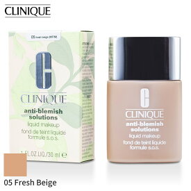 クリニーク リキッドファンデーション Clinique アンチブレミッシュソリューションリキッドメークアップ - # 05 フレッシュベージュ 30ml メイクアップ フェイス カバー力 母の日 プレゼント ギフト 2024 人気 ブランド コスメ