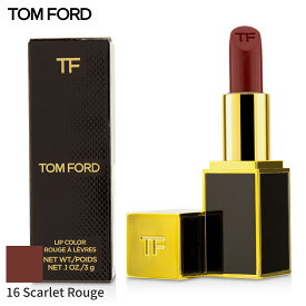 トムフォード リップスティック Tom Ford 口紅 リップカラー - # 16 Scarlet Rouge 3g メイクアップ リップ 落ちにくい 母の日 プレゼント ギフト 2024 人気 ブランド コスメ