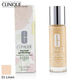 クリニーク リキッドファンデーション Clinique ビヨンド パーフェクティング ファンデーション & コンシーラー - # 01 Linen (VF-N) 30ml メイクアップ フェイス カバー力 母の日 プレゼント ギフト 2024 人気 ブランド コスメ