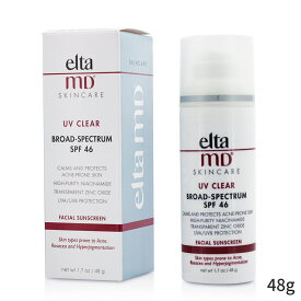 エルタMD 日焼け止め EltaMD UV Clear Facial Sunscreen - For Skin Types Prone To Acne, Rosacea & Hyperpigmentation 48g レディース スキンケア 女性用 基礎化粧品 UVケア 母の日 プレゼント ギフト 2024 人気 ブランド コスメ