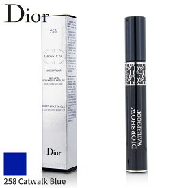 クリスチャンディオール マスカラ Christian Dior ディオールショウ ウォータープルーフ - # 258 Catwalk Blue 11.5ml メイクアップ アイ 母の日 プレゼント ギフト 2024 人気 ブランド コスメ