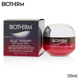 ビオテルム 保湿・トリートメント Biotherm ブルー セラピー レッド アルゲ アップリフト ビジブル エージング リペア ファーミング ロージー クリーム - オール スキン タイプ 50ml レディース スキンケア 女性用 基礎化粧品 フェイス 母の日 プレゼント ギフト 2023 人気