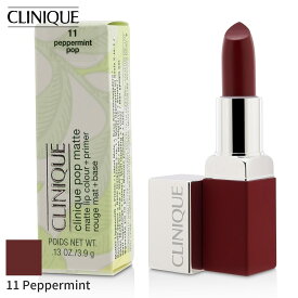 クリニーク リップスティック Clinique 口紅 ポップ マット リップ カラー + プライマー - # 11 Peppermint 3.9g メイクアップ 落ちにくい 母の日 プレゼント ギフト 2024 人気 ブランド コスメ