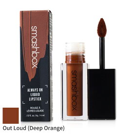 スマッシュボックス リップカラー（唇用） Smashbox 口紅 オールウェイズオン リキッドリップスティック - Out Loud (Deep Orange) 4ml メイクアップ リップ 落ちにくい 母の日 プレゼント ギフト 2024 人気 ブランド コスメ