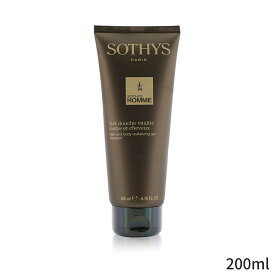 ソティス バス＆シャワー Sothys ホンメ ヘア And ボディ リバイタライジング ゲル クレンザー 200ml メンズ スキンケア 男性用 基礎化粧品 父の日 プレゼント ギフト 2024 人気 ブランド コスメ