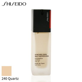 資生堂 リキッドファンデーション Shiseido シンクロ スキン セルフ リフレッシング ファンデーション SPF 30 - # 240 Quartz 30ml メイクアップ フェイス カバー力 母の日 プレゼント ギフト 2024 人気 ブランド コスメ
