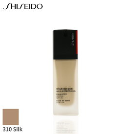 資生堂 リキッドファンデーション Shiseido シンクロ スキン セルフ リフレッシング ファンデーション SPF 30 - # 310 Silk 30ml メイクアップ フェイス カバー力 母の日 プレゼント ギフト 2024 人気 ブランド コスメ