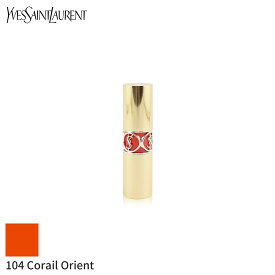 イヴサンローラン リップスティック Yves Saint Laurent 口紅 ルージュ ヴォリュプテ シャイン - # 104 コライユ オリエント 3.2g メイクアップ リップ 落ちにくい 母の日 プレゼント ギフト 2024 人気 ブランド コスメ