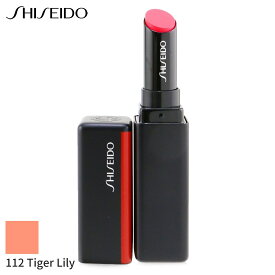 資生堂 リップスティック Shiseido 口紅 カラージェル リップバーム - # 112 Tiger Lily 2g メイクアップ リップ 落ちにくい 母の日 プレゼント ギフト 2024 人気 ブランド コスメ