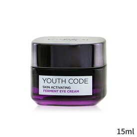 ロレアル アイケア L'Oreal Youth Code Skin Activating Ferment Eye Cream 15ml レディース スキンケア 女性用 基礎化粧品 アイ・リップ 母の日 プレゼント ギフト 2024 人気 ブランド コスメ