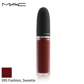 MAC リップグロス 口紅 マック Powder Kiss Liquid Lipcolour - # 995 Fashion, Sweetie 5ml メイクアップ リップ 落ちにくい 母の日 プレゼント ギフト 2024 人気 ブランド コスメ
