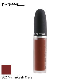 MAC リップグロス 口紅 マック パウダー キス リキッド リップカラー - # 982 マラケシュ ミア 5ml メイクアップ リップ 落ちにくい ホワイトデー お返し 母の日 プレゼント ギフト 2024 人気 ブランド コスメ