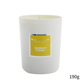 マックスベンジャミン キャンドル Max Benjamin フレグランスキャンドル おしゃれ 可愛い Candle - Grapefruit & Pomelo 190g ホームフレグランス 母の日 プレゼント ギフト 2024 人気 ブランド コスメ