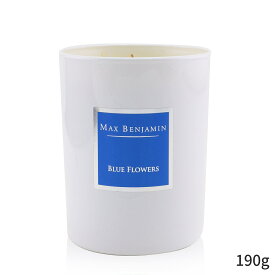 マックスベンジャミン キャンドル Max Benjamin フレグランスキャンドル おしゃれ 可愛い Candle - Blue Flowers 190g ホームフレグランス 母の日 プレゼント ギフト 2024 人気 ブランド コスメ