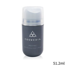 コスメディックス 保湿・トリートメント CosMedix Resync Revitalizing Night Cream 51.2ml レディース スキンケア 女性用 基礎化粧品 フェイス 母の日 プレゼント ギフト 2024 人気 ブランド コスメ