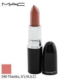 MAC リップスティック 口紅 マック Lustreglass Lipstick - # 540 Thanks, It’s M.A.C! (Taupey Pink Nude With Silver Pearl) 3g メイクアップ リップ 落ちにくい 母の日 プレゼント ギフト 2024 人気 ブランド コスメ