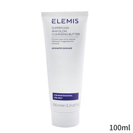 エレミス メイク落とし Elemis Superfood AHA Glow Cleansing Butter (Salon Size) 100ml レディース スキンケア 女性用 基礎化粧品 フェイス 母の日 プレゼント ギフト 2024 人気 ブランド コスメ