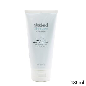 スタックドスキンケア クレンジングジェル Stacked Skincare 洗顔料 プレバイオティックジェルクレンザー 180ml レディース スキンケア 女性用 基礎化粧品 フェイス 母の日 プレゼント ギフト 2024 人気 ブランド コスメ