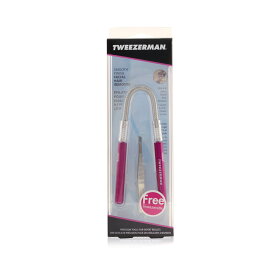 ツィーザーマン 毛抜き Tweezerman ツィザー ツィーザー Smooth Finish Facial Hair Remover - Pink (With Stainless Slant Tweezerette) 2pcs メイクアップ アクセサリー 母の日 プレゼント ギフト 2024 人気 ブランド コスメ