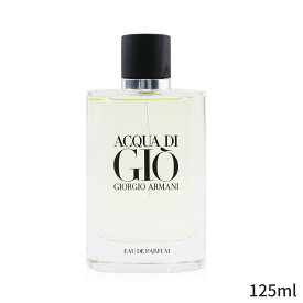 ジョルジオアルマーニ 香水 Giorgio Armani Acqua Di Gio Eau De Parfum Refillable Spray 125ml メンズ 男性用 フレグランス 父の日 プレゼント ギフト 2024 人気 ブランド コスメ