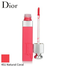 クリスチャンディオール リップグロス Christian Dior 口紅 Addict Lip Tint - # 451 Natural Coral 5ml メイクアップ リップ 落ちにくい 誕生日プレゼント ギフト 人気 ブランド コスメ