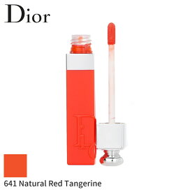 クリスチャンディオール リップグロス Christian Dior 口紅 Addict Lip Tint - # 641 Natural Red Tangerine 5ml メイクアップ リップ 落ちにくい 母の日 プレゼント ギフト 2024 人気 ブランド コスメ