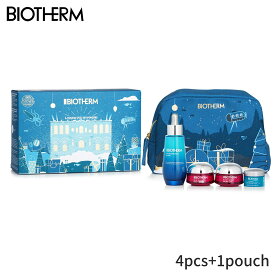 ビオテルム セット＆コフレ Biotherm ギフトセット Life Plankton Elixir Set: 4pcs+1pouch レディース スキンケア 女性用 基礎化粧品 スキンケアセット おしゃれ 母の日 プレゼント ギフト 2024 人気 ブランド コスメ