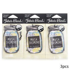 ジョンズブレンド ディフューザー John's Blend 可愛い おしゃれ Air Freshener - Musk Jasmine 3pcs ホームフレグランス 誕生日プレゼント ギフト 人気 ブランド コスメ