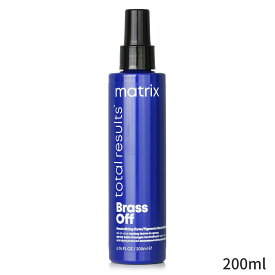 マトリックス トリートメント Matrix モイスチャー Total Results Brass Off Toning Spray 200ml ヘアケア 母の日 プレゼント ギフト 2024 人気 ブランド コスメ