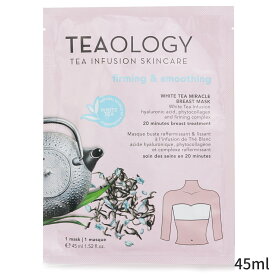 Teaology ボディローション White Tea Miracle Breast Firming & Smoothing Mask 45ml レディース スキンケア 女性用 基礎化粧品 ボディ 母の日 プレゼント ギフト 2024 人気 ブランド コスメ