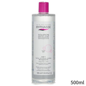 BYPHASSE メイク落とし Vegan Micellar Mu Remover Solution 500ml レディース スキンケア 女性用 基礎化粧品 フェイス 母の日 プレゼント ギフト 2024 人気 ブランド コスメ