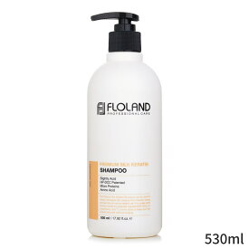 Floland シャンプー Premium Silk Keratin Shampoo 530ml ヘアケア 母の日 プレゼント ギフト 2024 人気 ブランド コスメ