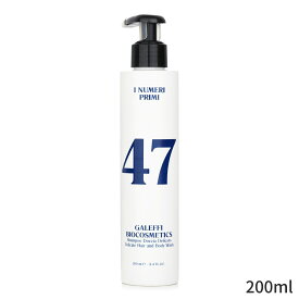 INumeriPrimi バス＆シャワー I Numeri Primi N.47 Delicate Hair and Body Wash 200ml レディース スキンケア 女性用 基礎化粧品 ボディ 母の日 プレゼント ギフト 2024 人気 ブランド コスメ