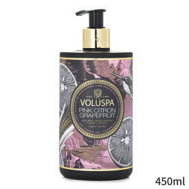 ボルスパ ハンドクリーム Voluspa 手荒れ Pink Citron Grapefruit Natural Moisturizing Hand Lotion 450ml レディース スキンケア 女性用 基礎化粧品 ボディ ホワイトデー お返し 母の日 プレゼント ギフト 2024 人気 ブランド コスメ