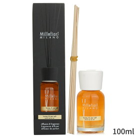 ミッレフィオーリ ディフューザー Millefiori 可愛い おしゃれ Natural Fragrance Diffuser - Honey & Sea Salt 100ml ホームフレグランス 母の日 プレゼント ギフト 2024 人気 ブランド コスメ